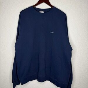 Vintage Nike navy blue crewneck sweatshirt